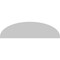 Ekena Millwork Elliptical Sunburst Architectural Grade PVC Pediment, 40"W x 11"H x 2"P PEDPS040X110ELL01 - alternate 5